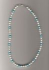 SOLD Turquoise and white &quot;pearl&quot; necklace